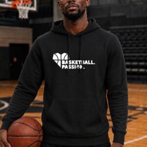 Basketball Passion Hoodie Schwarz